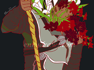 amaryllis and calla for pride and beauty dorian pavus dragon age